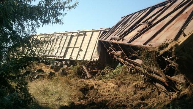 Три вагона тротила перевернулись под Самарой