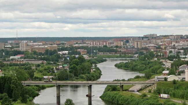 Город Ухта в Республике Коми, архивное фото