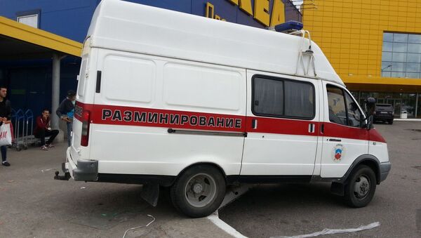 Эвакуация посетителей ТРК Мега-Дыбенко
