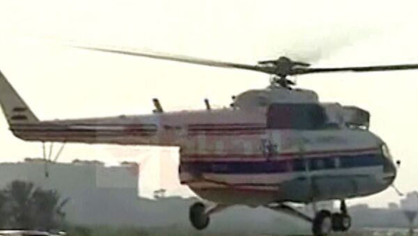 Военный вертолет доставил освобожденного из тюрьмы Мубарака в госпиталь