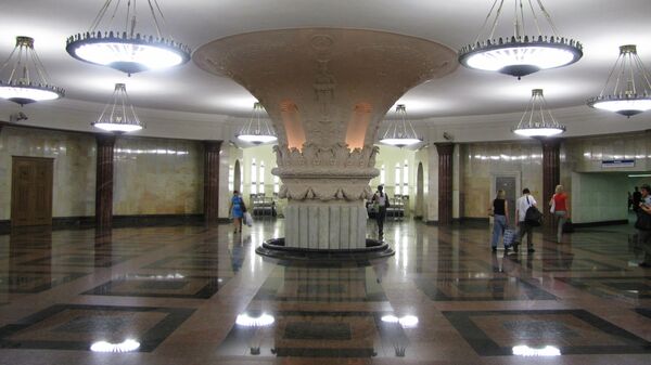 Станция Курская Арбатско-Покровской линии Московского метрополитена, архивное фото