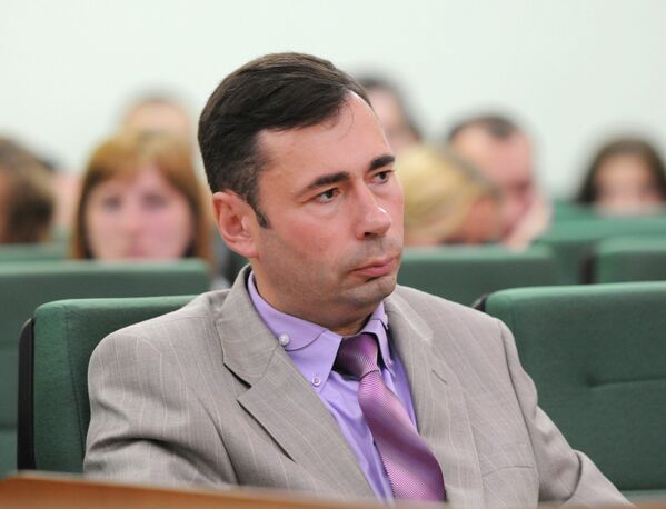 Адвокат Виктор Еремеев во время судебного заседания по делу белгородского стрелка С.Помазуна