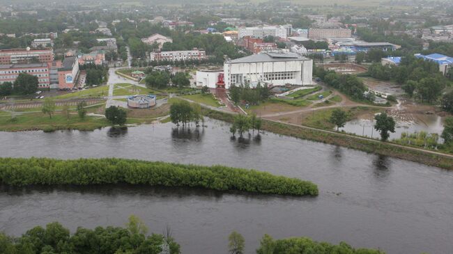 Паводковая ситуация в Еврейской автономной области. Архив.