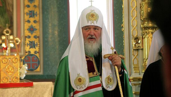 Патриарх Кирилл в Новосибирске