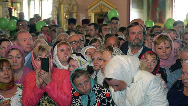 Патриарх Кирилл в Новосибирске