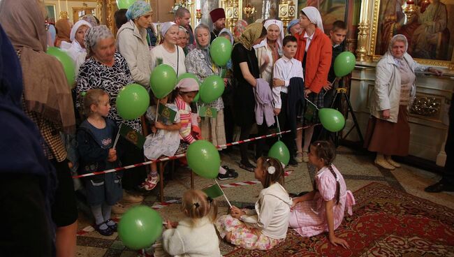 Патриарх Кирилл в Новосибирске