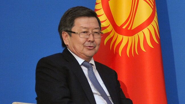 Премьер-министр Киргизии Жанторо Сатыбалдиев, архивное фото