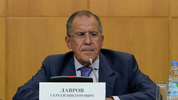 Министр иностранных дел РФ Сергей Лавров, архивное фото