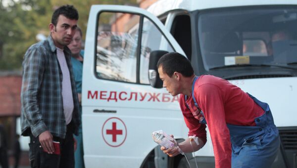 Отравившиеся на стройплощадке в Пулково доставлены в больницу