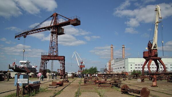 Самусьский судостроительный завод, архивное фото