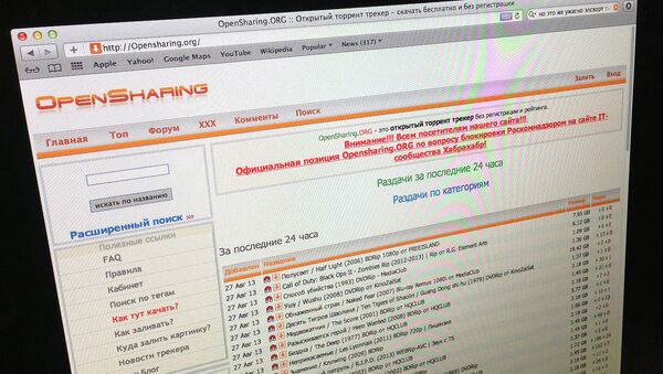 Торрент-сайт Оpensharing.org. Архивное фото