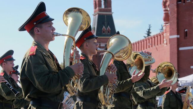 Репетиция фестиваля Спасская башня