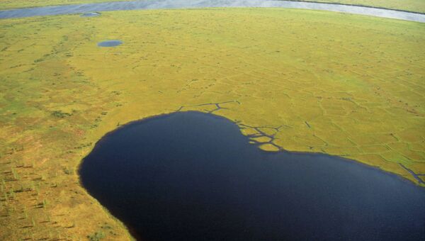 Озеро Таймыр в Красноярском крае, архивное фото