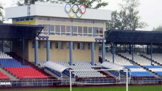 Стадион Спартак в Горно-Алтайске