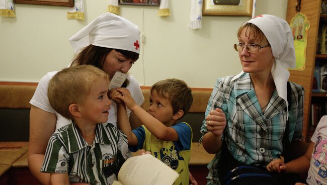 Сестры милосердия в Великом Новгороде