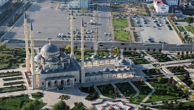 Центральная мечеть им. Ахмата Кадырова Сердце Чечни в Грозномю. Архивное фото