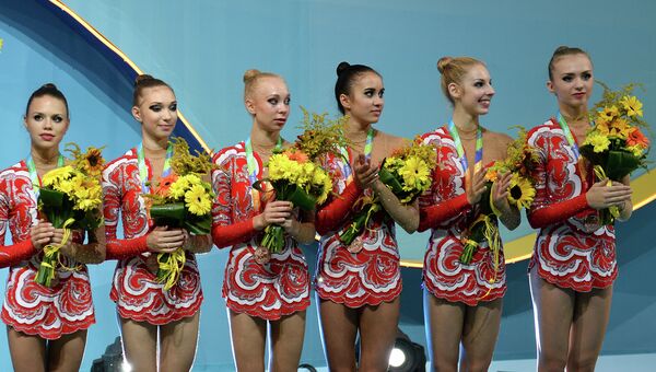 Сборная России по художественной гимнастике. Архивное фото
