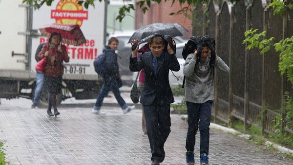 Дождь в Томске. Архивное фото.