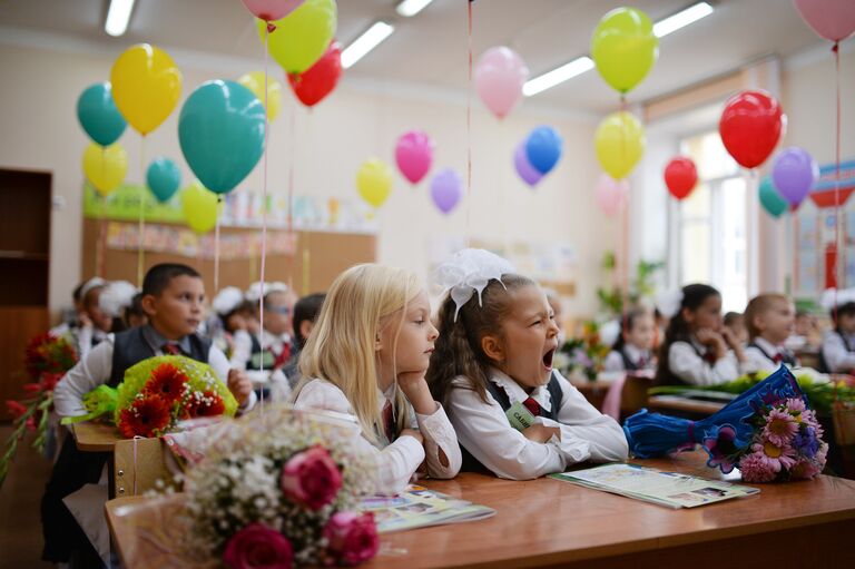 Начало учебного года в Новосибирске