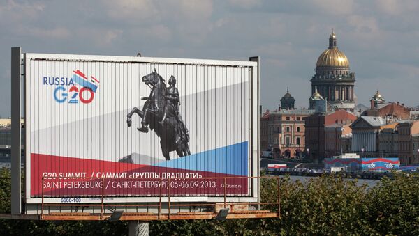 Санкт-Петербург перед началом саммита Группы двадцати. Архив