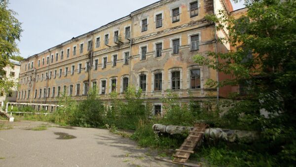 Пустующие здания училища связи в Томске, архивное фото