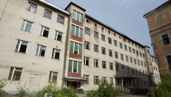 Пустующие здания училища связи в Томске