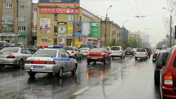 Улица Карла Маркса в Красноярске, архивное фото