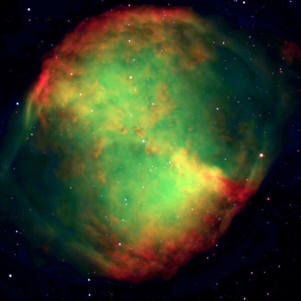Биполярная планетарная туманность Dumbbell Nebula, Messier 27