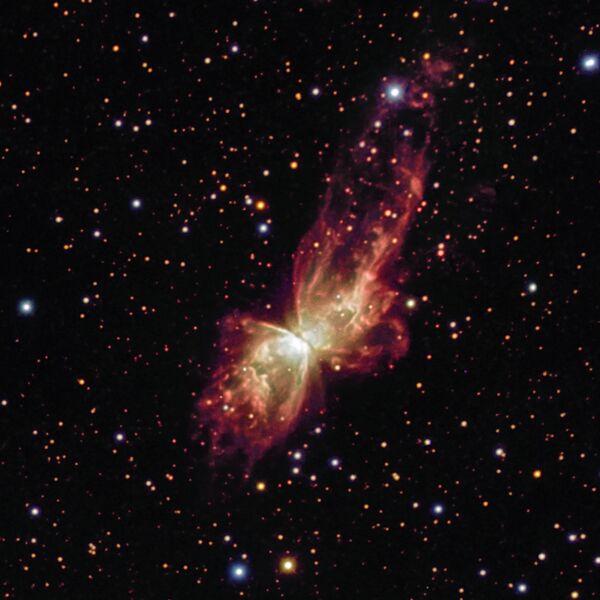 Биполярная планетарная туманность NGC 6302