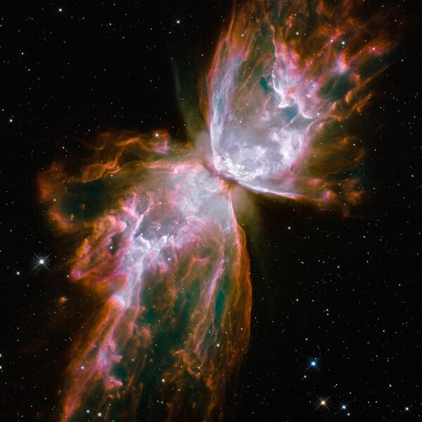 Биполярная планетарная туманность NGC 6302