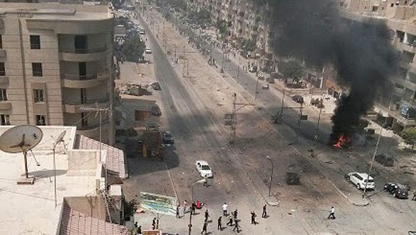 На месте взрыва бомбы в Каире