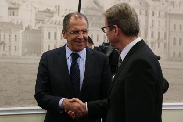 Встреча Сергея Лаврова с министром иностранных дел Германии Гидо Вестервелле Встреча Сергея Лаврова с министром иностранных дел Германии Гидо Вестервелле