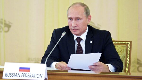 Президент России Владимир Путин на саммите Группы двадцати