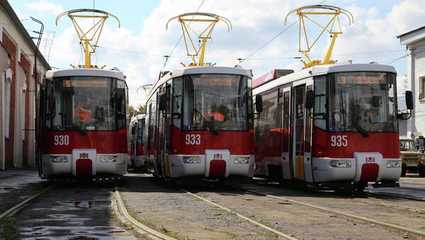 Новые трамваи в Самаре. Архивное фото