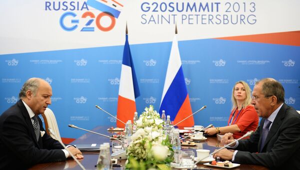 Встреча С.Лаврова с министрами иностранных дел стран-участниц G20. Архивное фото