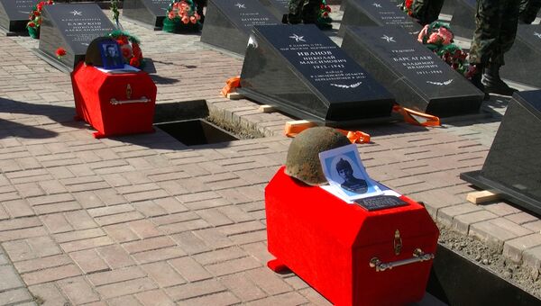 Прах без вести пропавших солдат захоронили в Томске спустя 72 года