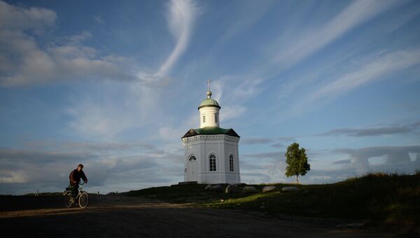 Константиновская часовня на Соловецком острове в Архангельской области. Архивное фото