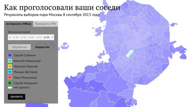 Как проголосовала Москва