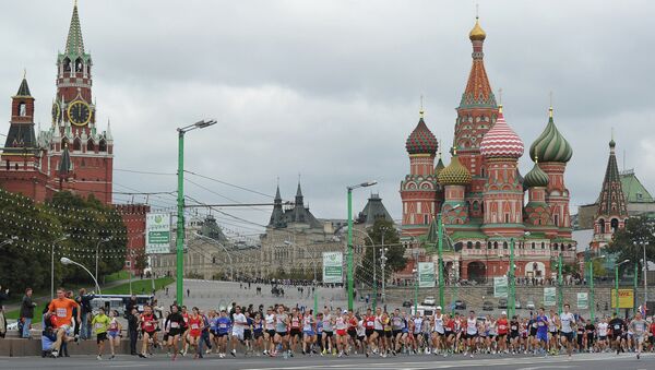 Международный марафон мира в Москве