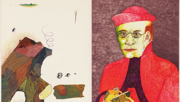 Выставка ранних рисунков и картин художника Павла Пепперштейна