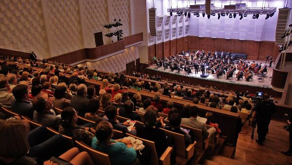 Новый Концертный зал в Новосибирске, архивное фото
