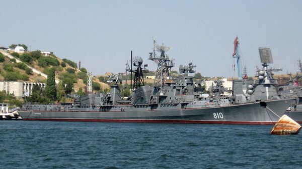 Сторожевой корабль Черноморского флота (ЧФ) Сметливый, архивная фотография