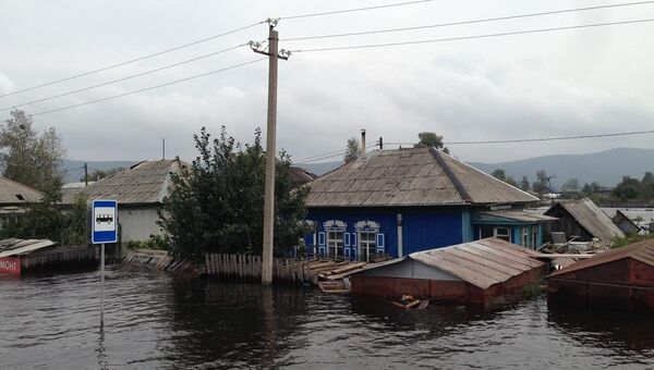 Во время паводка в Комсомольске-на-Амуре