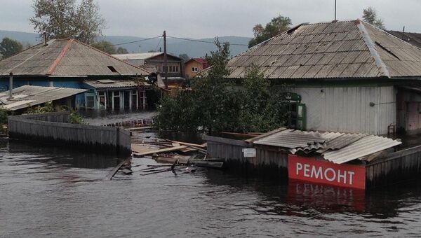 Паводок в Комсомольске-на-Амуре, 12 сентября