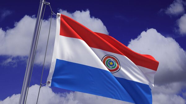 Флаг Парагвая. Архивное фото