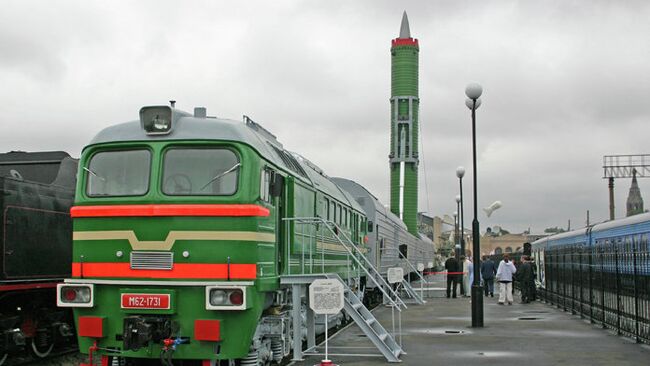 Боевой железнодорожный ракетный комплекс