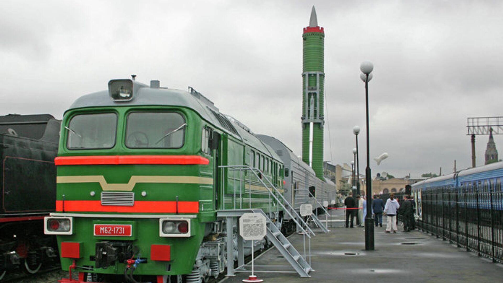 Боевой железнодорожный ракетный комплекс - РИА Новости, 1920, 04.01.2021