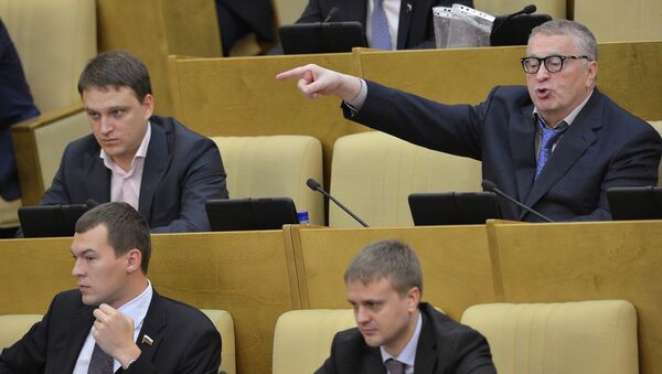 Лидер фракции ЛДПР Владимир Жириновский. Архивное фото