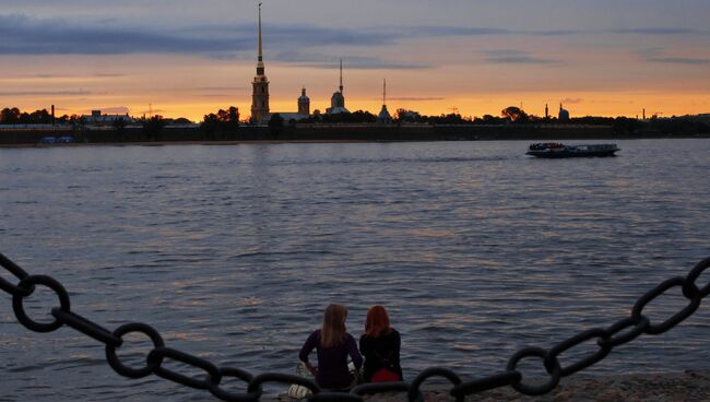 Белые ночи в Санкт-Петербурге. Архивное фото