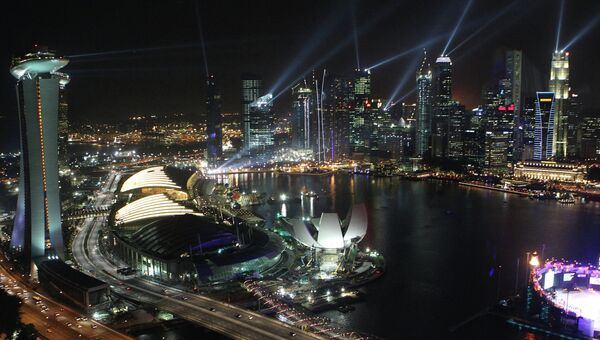 Вид на центральную часть Сингапура. Архивное фото